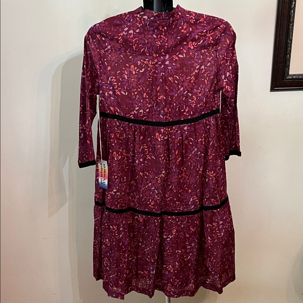 NWT Warm Brand Prairie Midi Dress - Picture 6 of 9